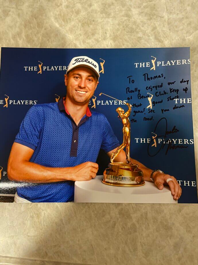 The picture JT signed for me!