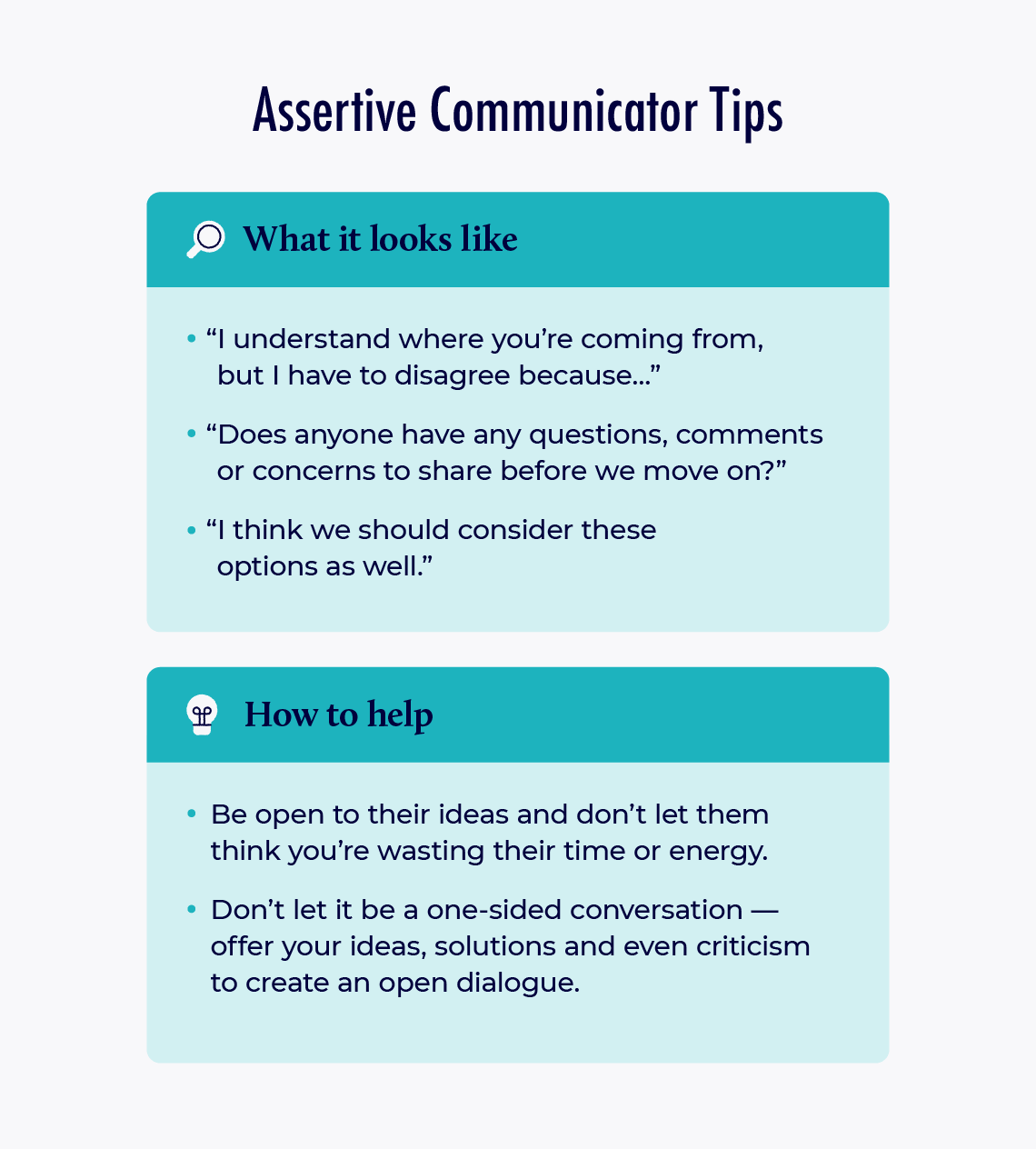 Communication styles in the workplace - assertive Communicator Tips