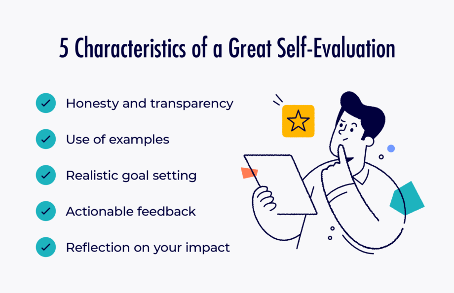 How to Write an Authentic and Thorough Self-Evaluation: 5 characteristics of a great self-evaluation.